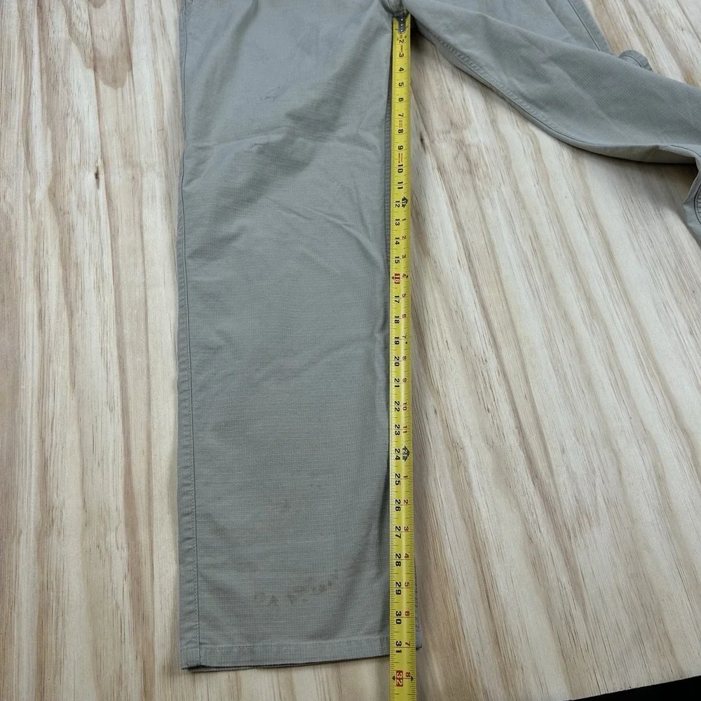 The North Face FITS 38X31 Paramount Beige Ripstop Hiking Pants Stains Worn